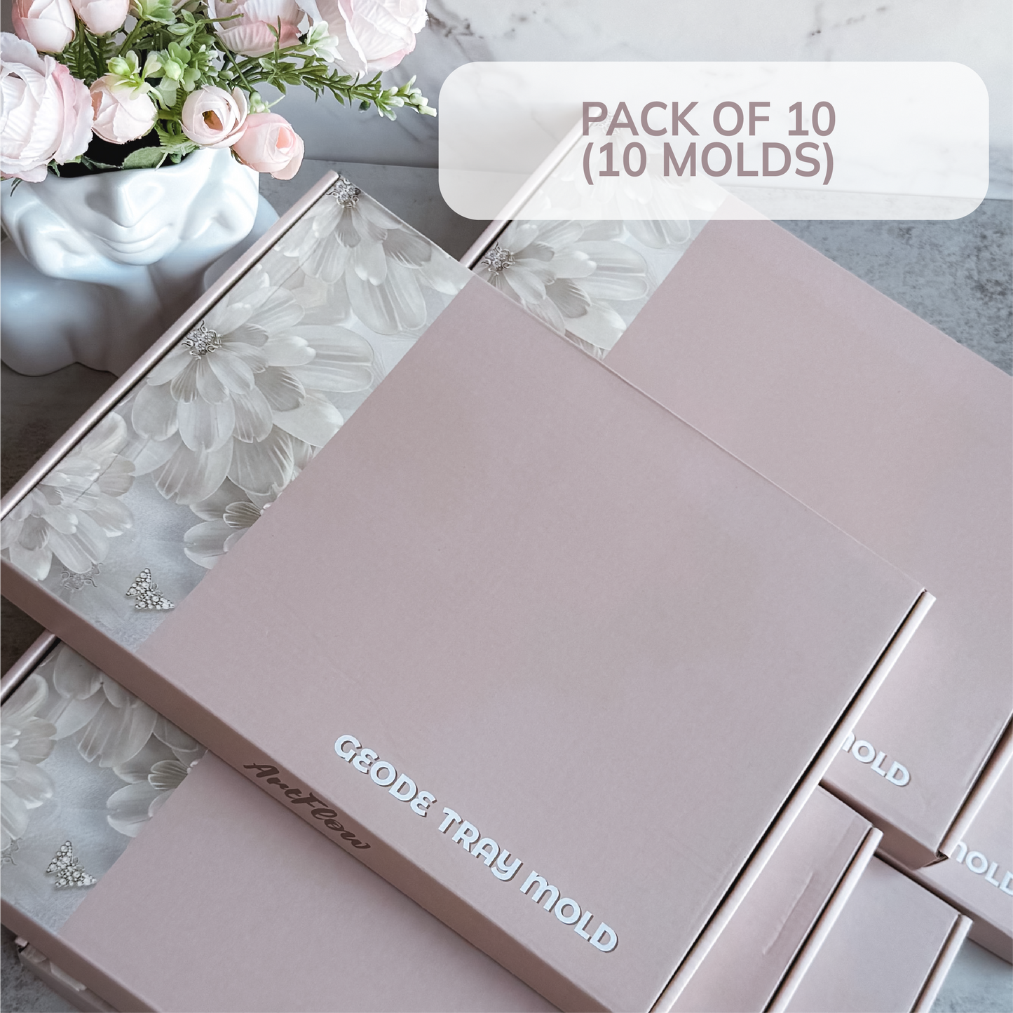 Geode Tray Silicone Mold For Resin