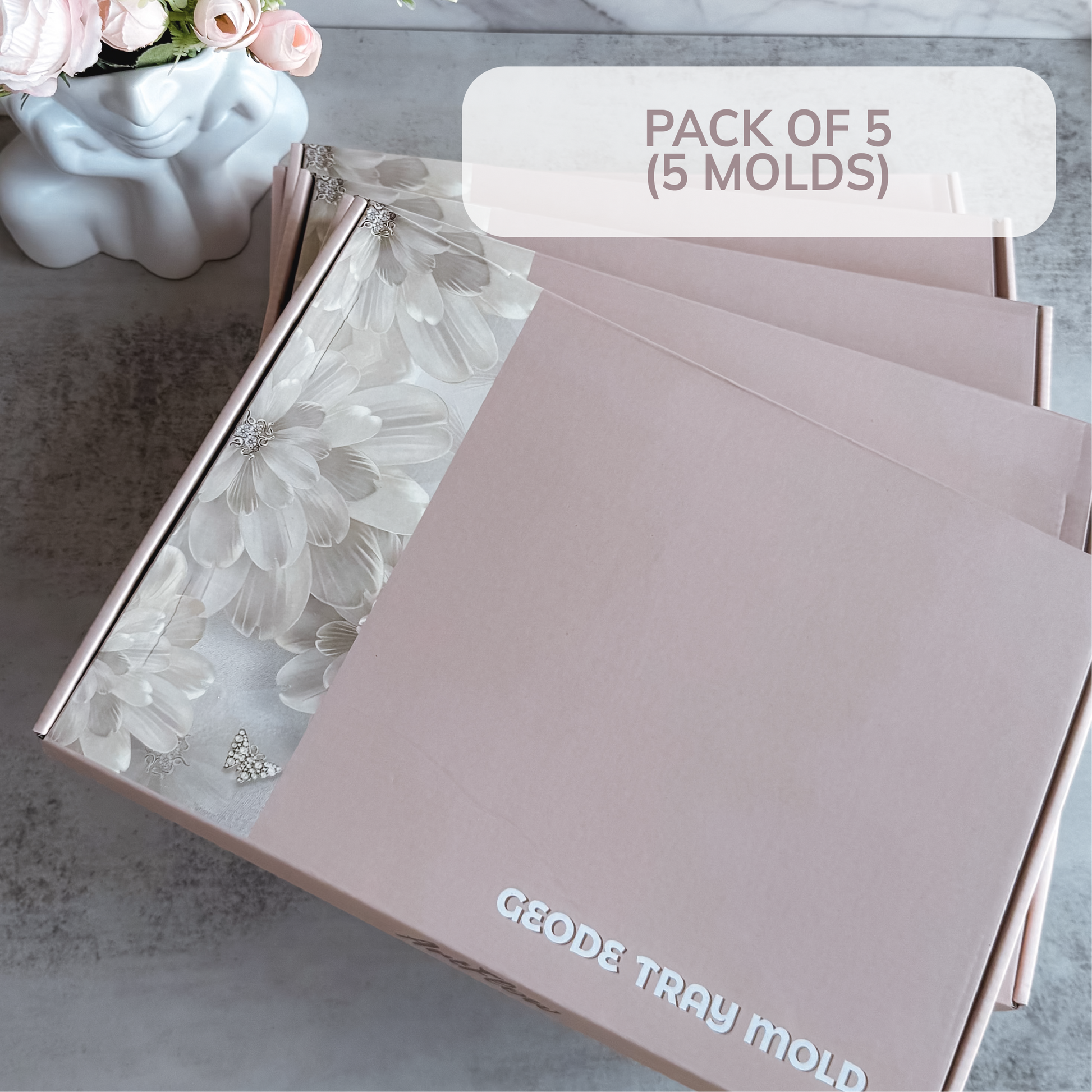 Geode Tray Silicone Mold For Resin