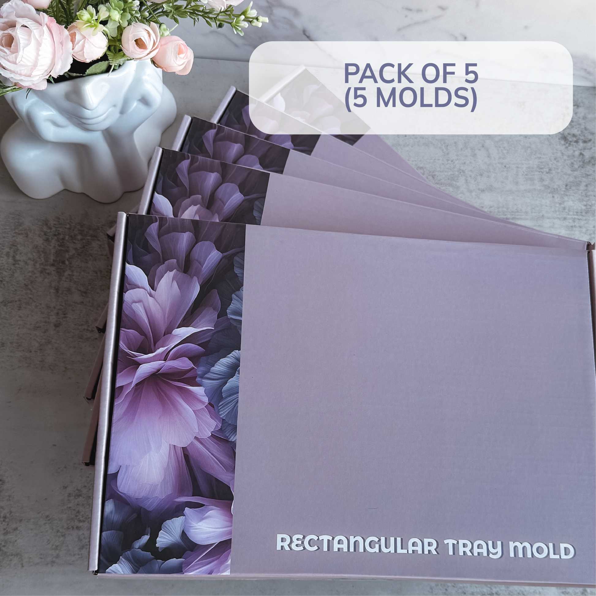 Rectangular Tray Silicone Mold For Resin