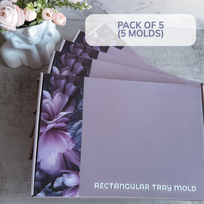 Rectangular Tray Silicone Mold For Resin