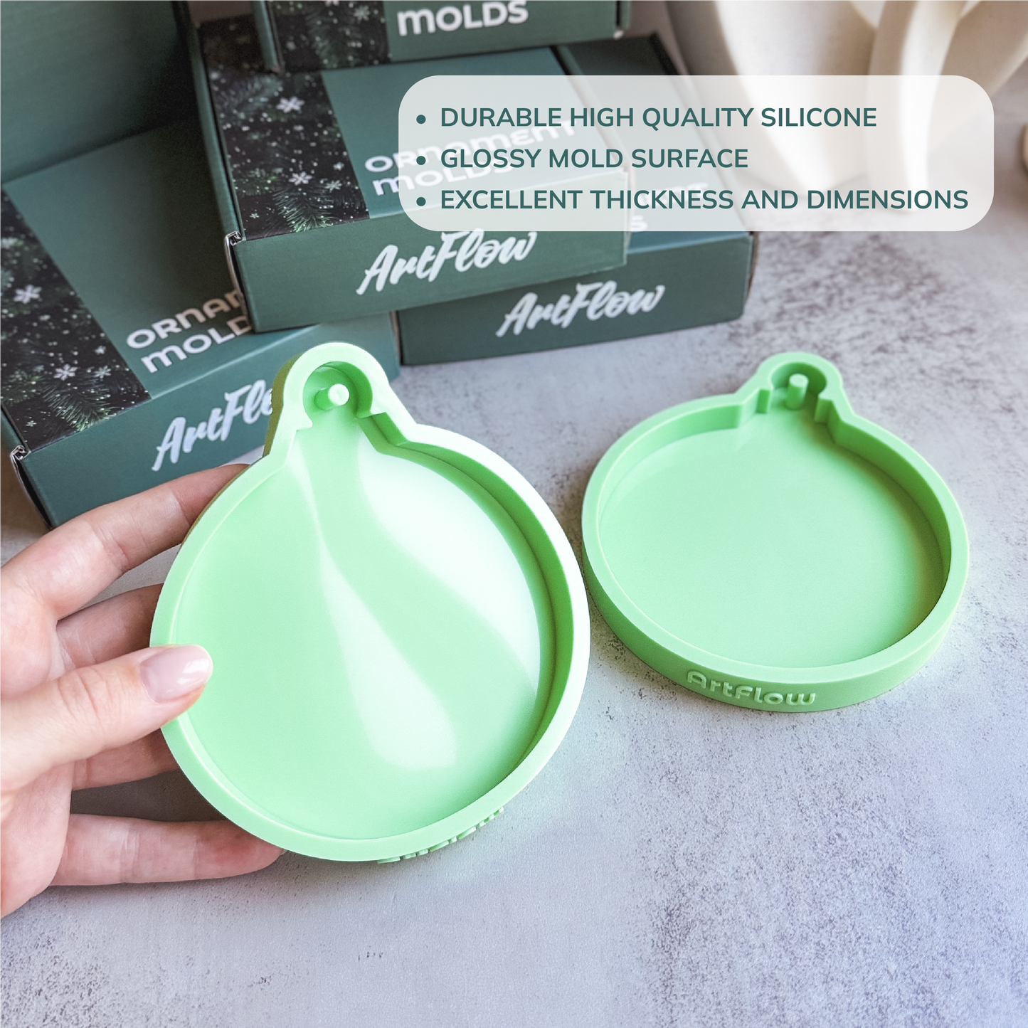 Ornament Silicone Mold For Resin