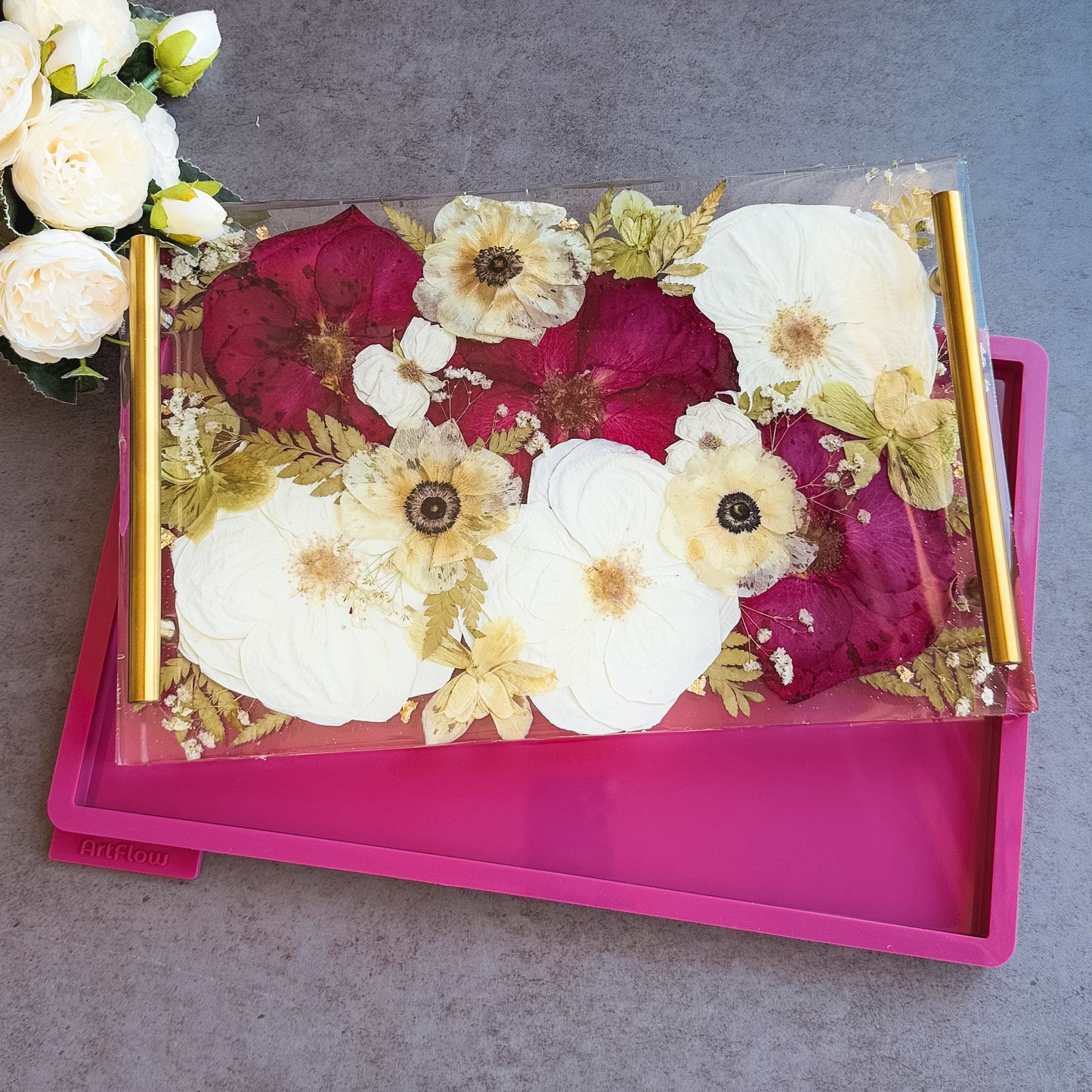 Rectangular Tray Silicone mold for resin
