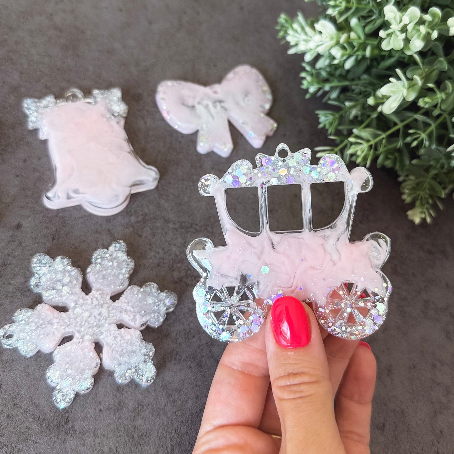 Christmas Silicone Ornament Mold For Resin