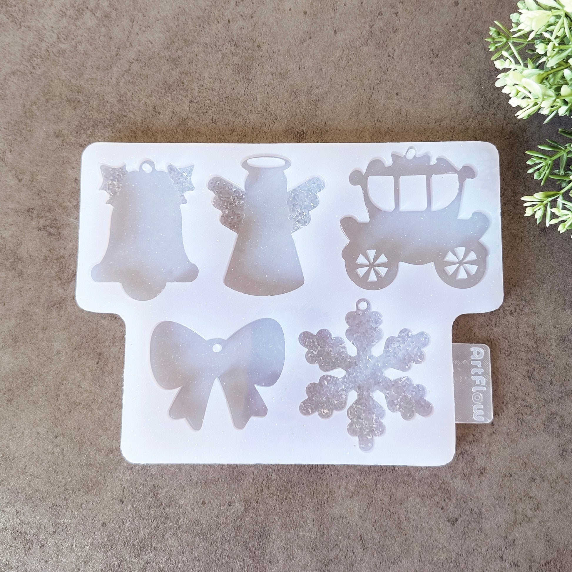 Christmas Silicone Ornament Mold For Resin