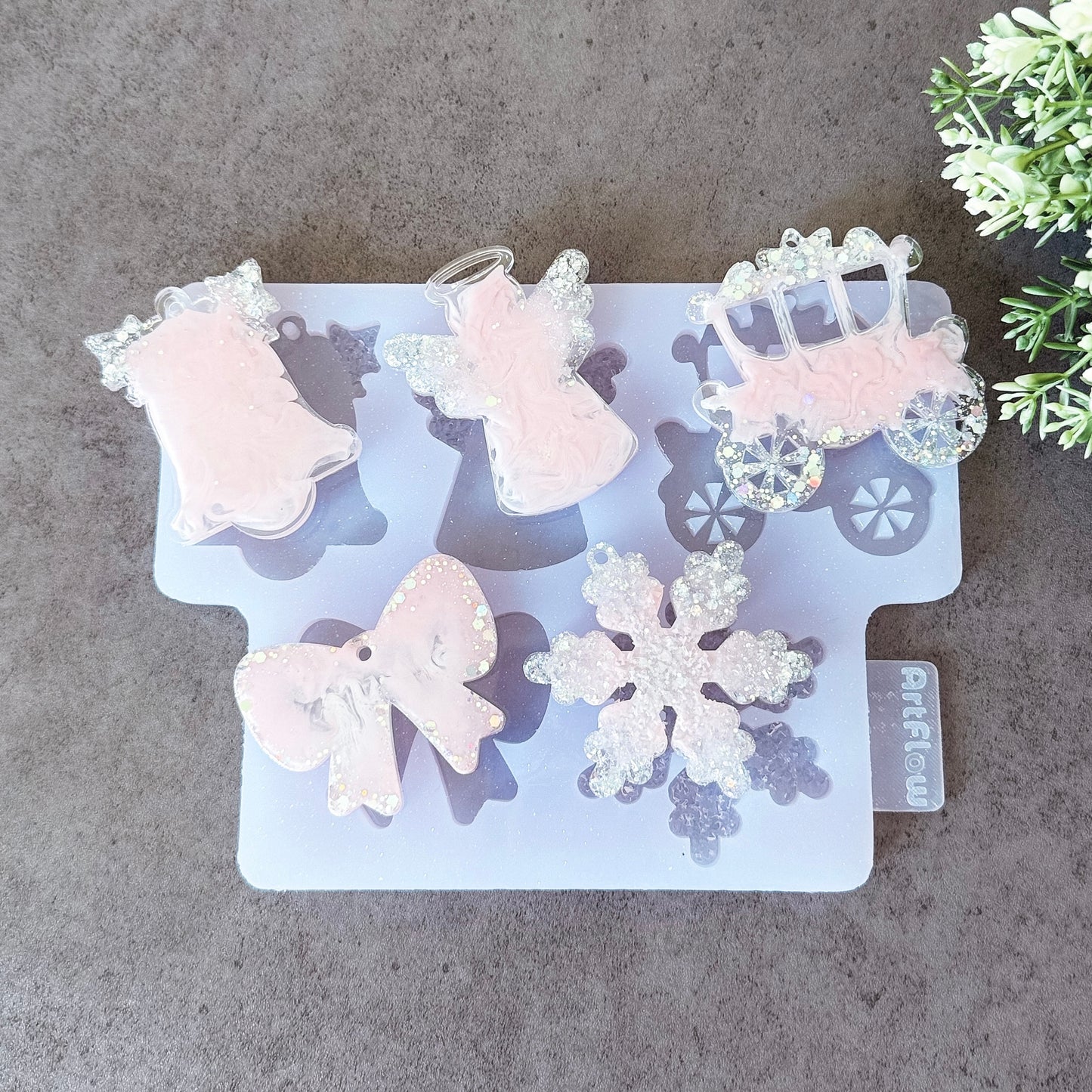 Christmas Silicone Ornament Mold For Resin