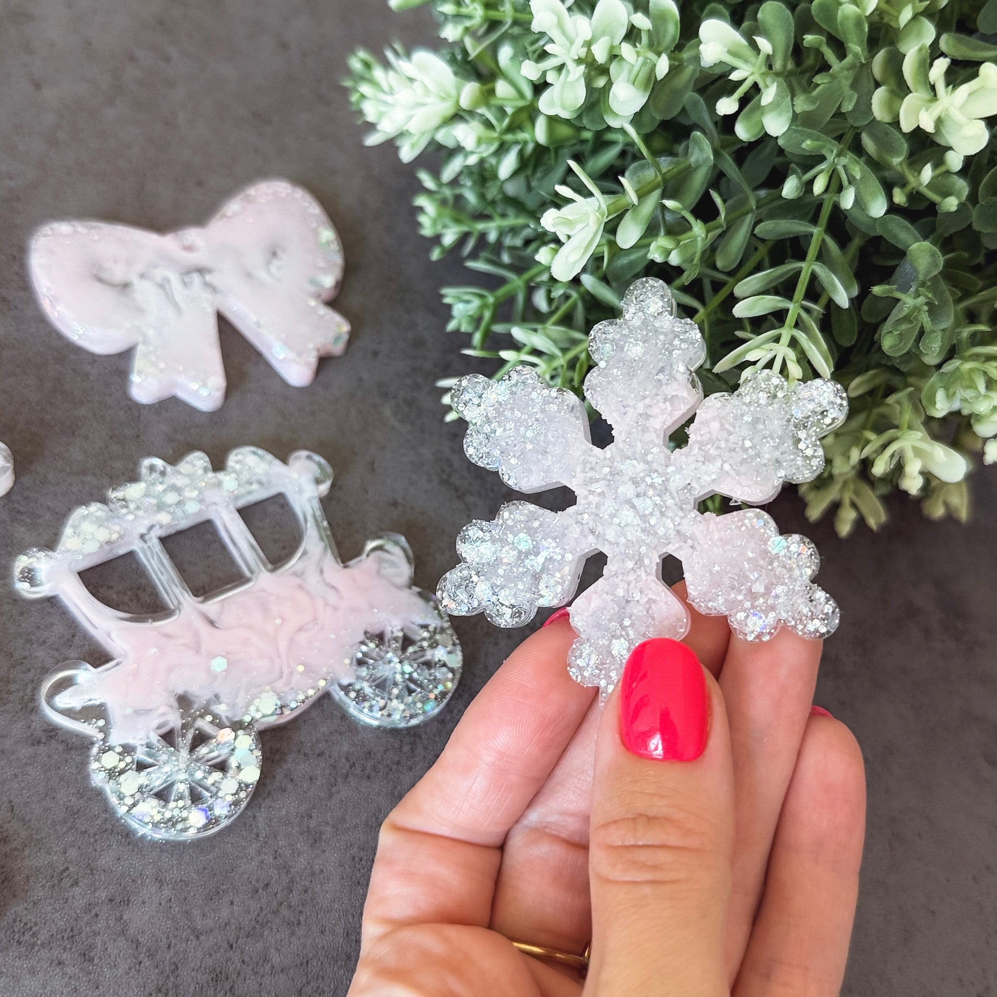 Christmas Silicone Ornament Mold For Resin