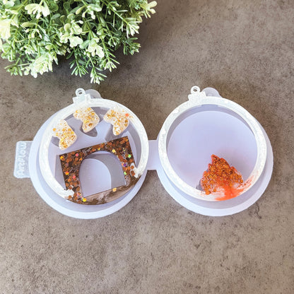 Christmas Silicone Ornament Mold For Resin