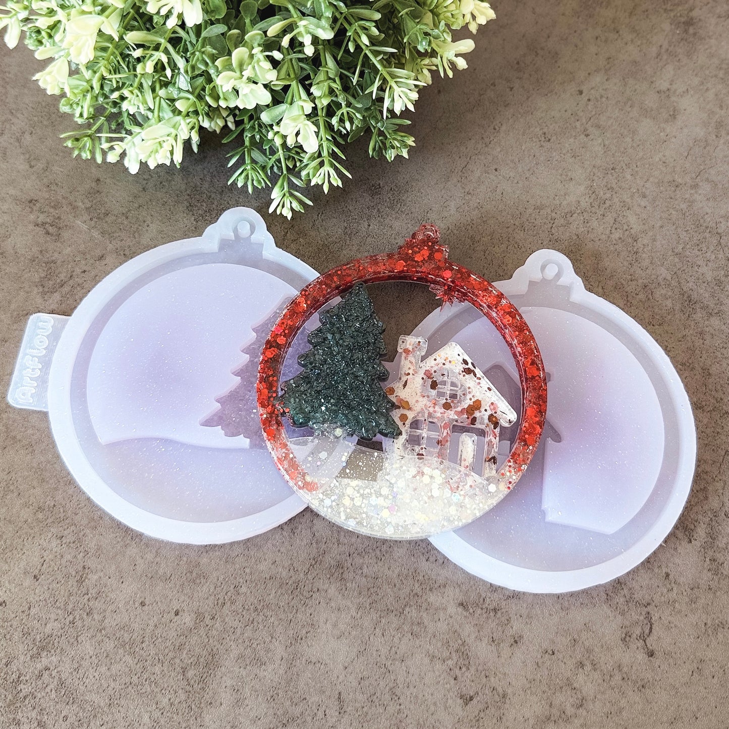 Christmas Silicone Ornament Mold For Resin