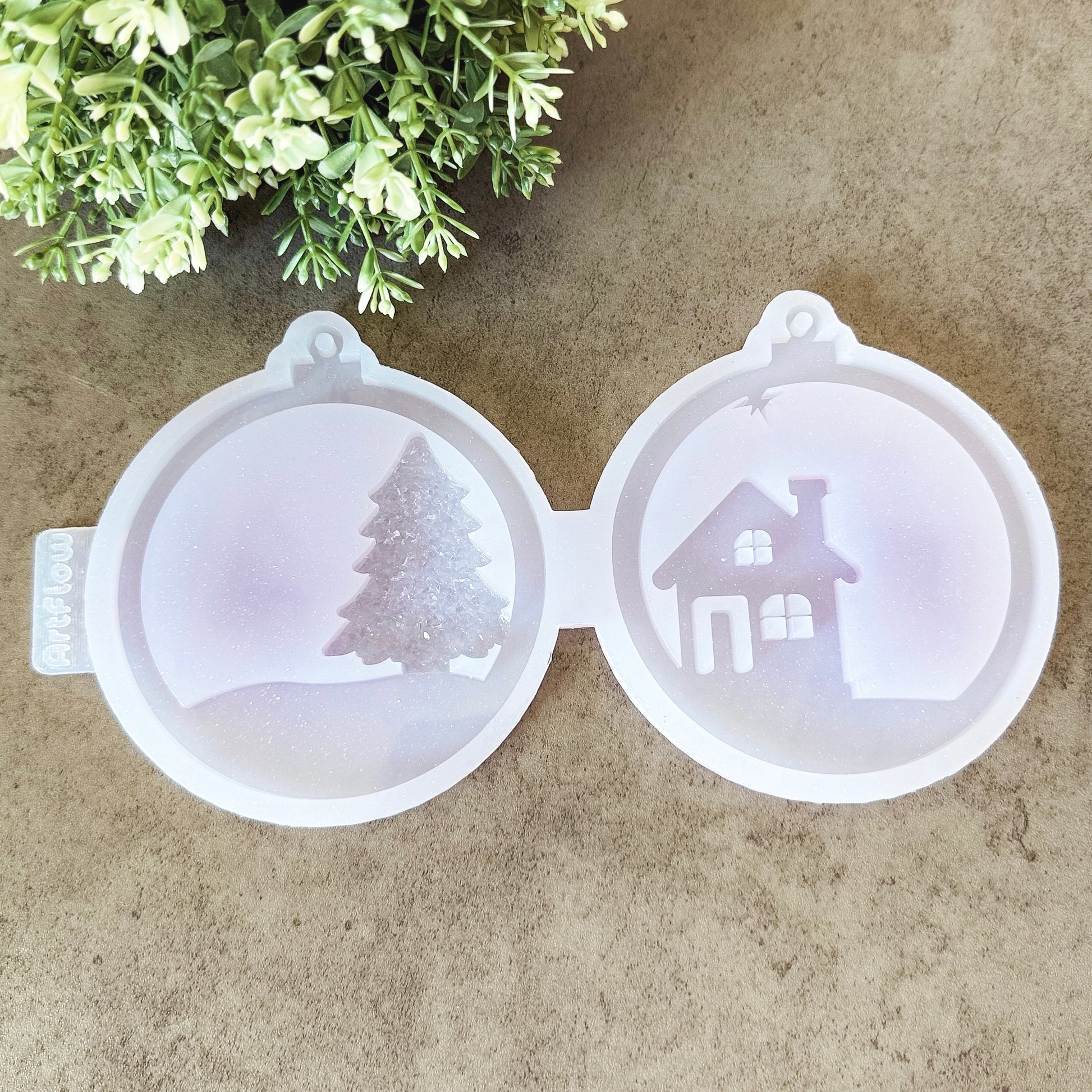 Christmas Silicone Ornament Mold For Resin