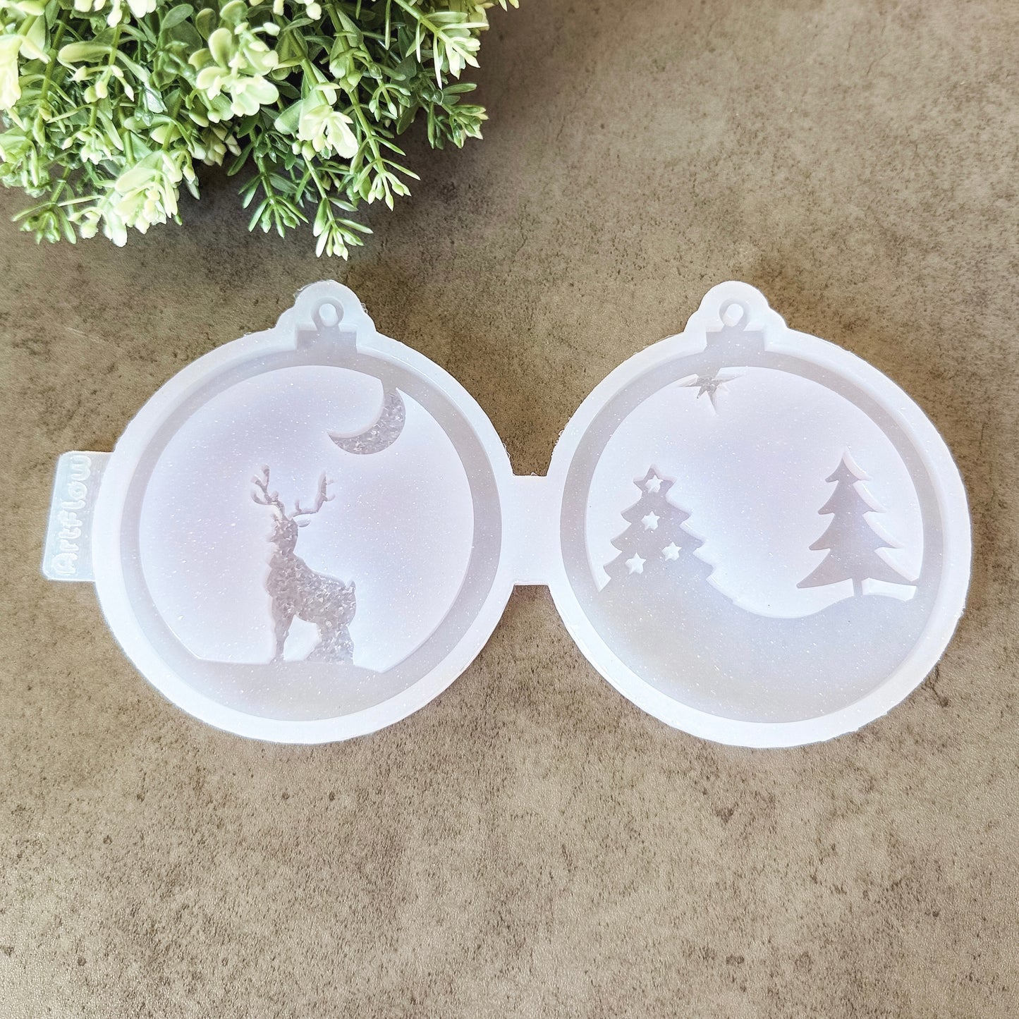 Christmas Silicone Ornament Mold For Resin