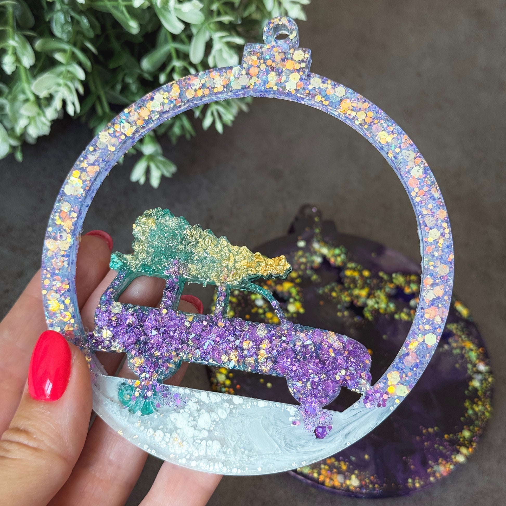 Christmas Silicone Ornament Mold For Resin