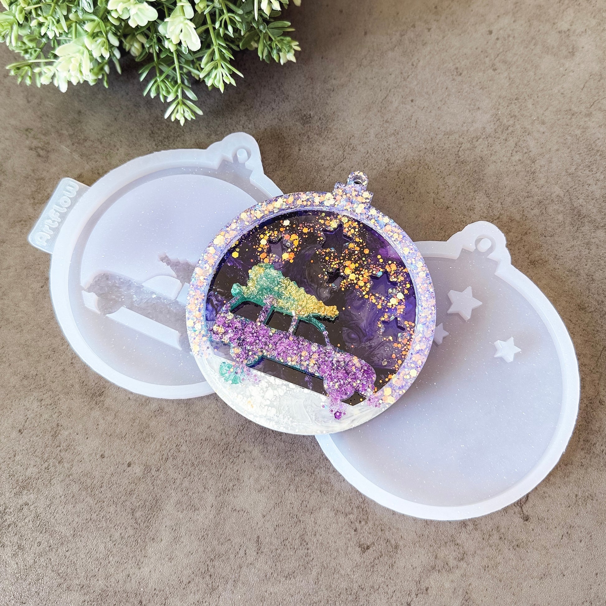 Christmas Silicone Ornament Mold For Resin