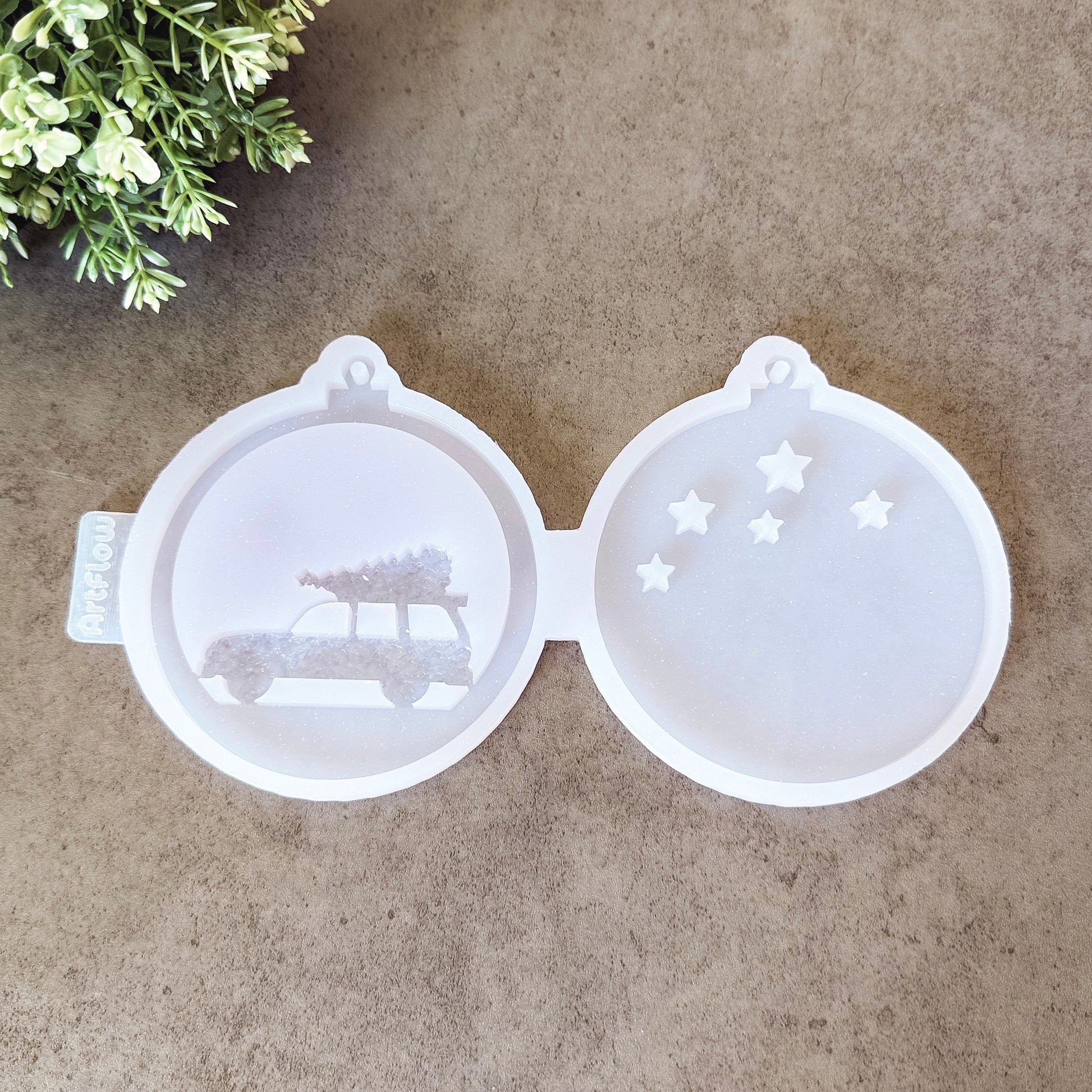 Christmas Silicone Ornament Mold For Resin