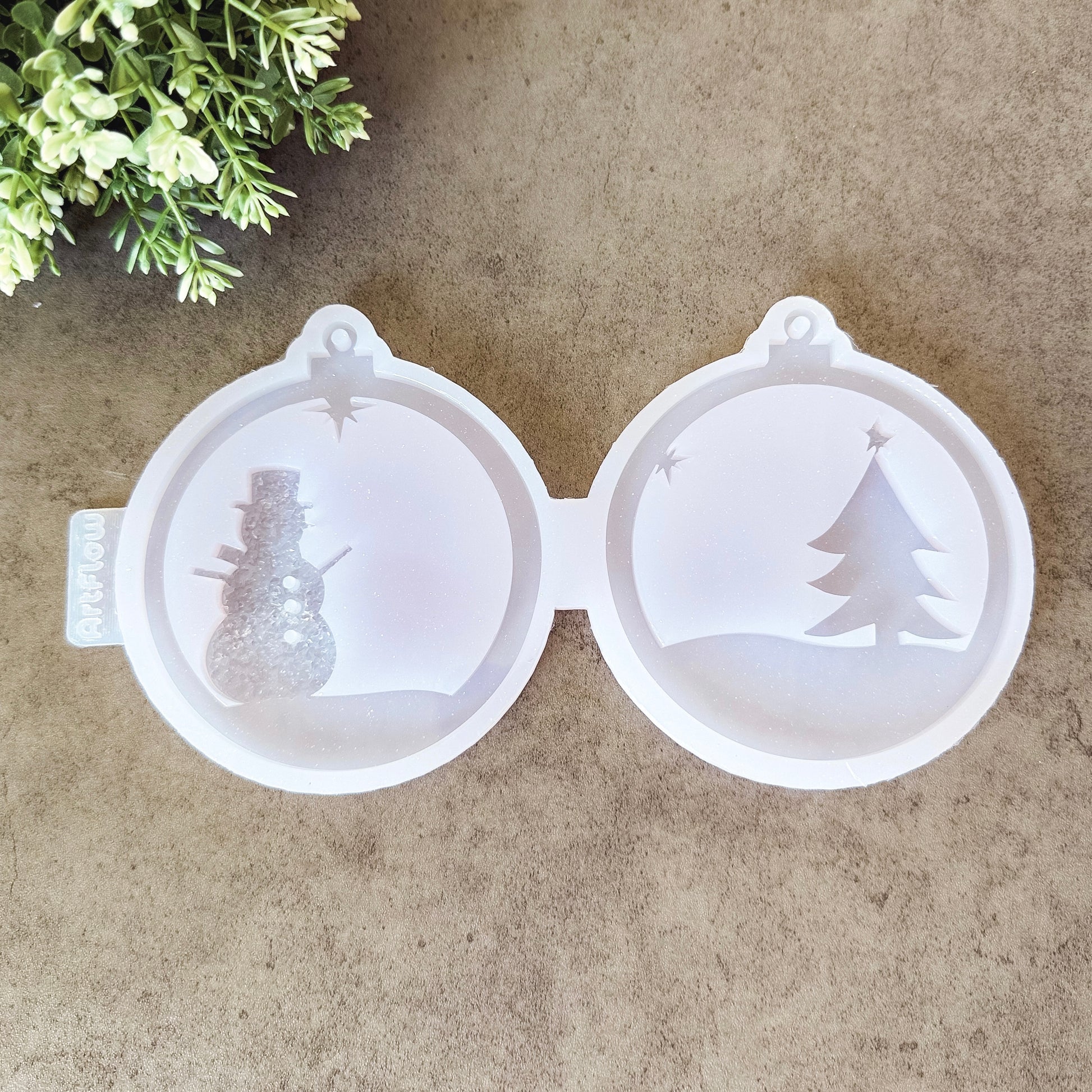 Christmas Silicone Ornament Mold For Resin