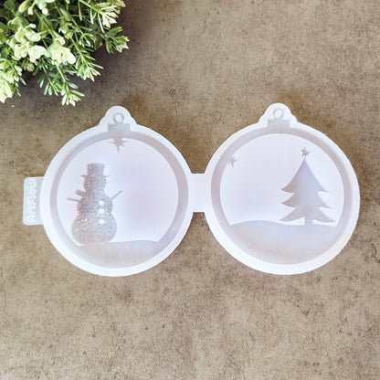 Christmas Silicone Ornament Mold For Resin