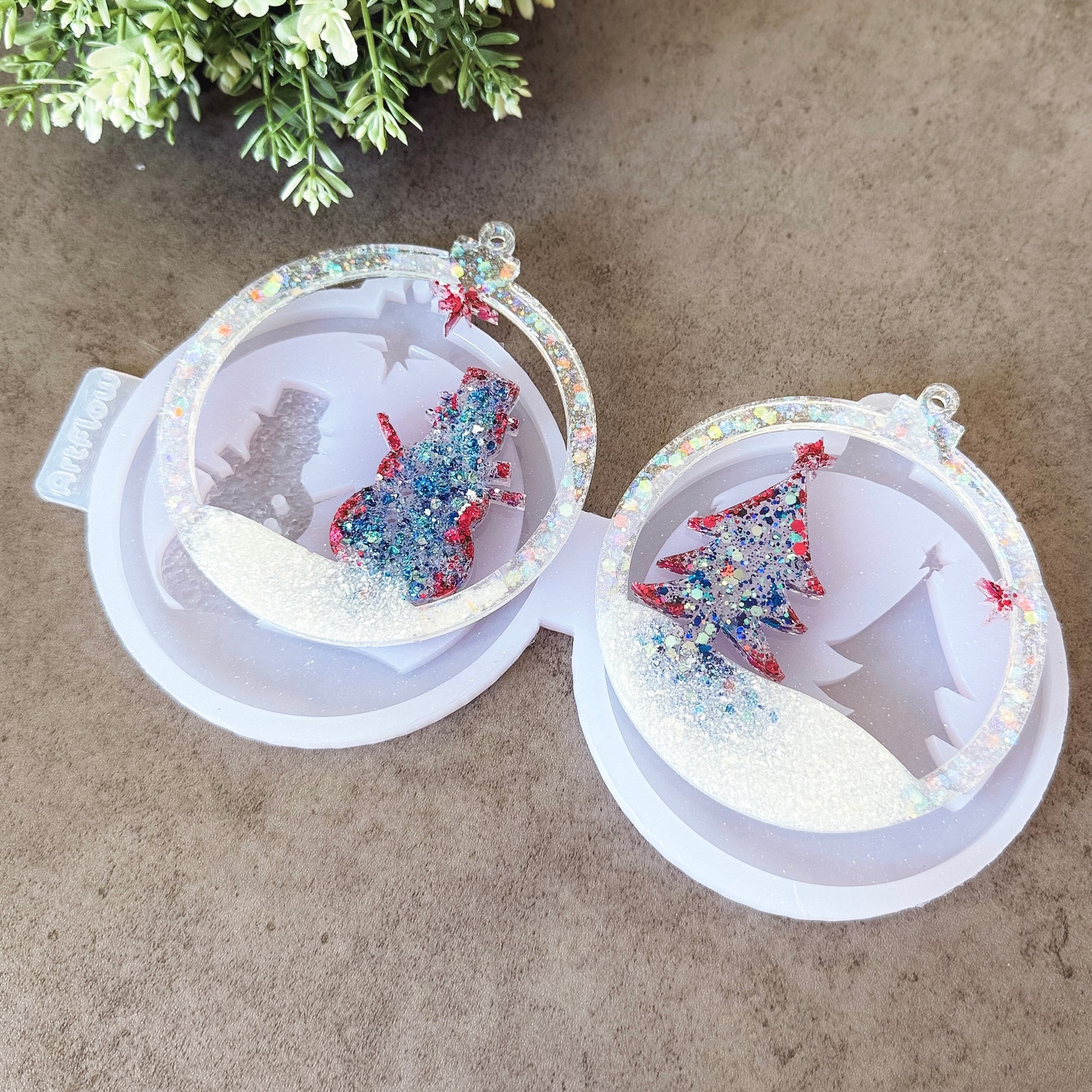 Christmas Silicone Ornament Mold For Resin