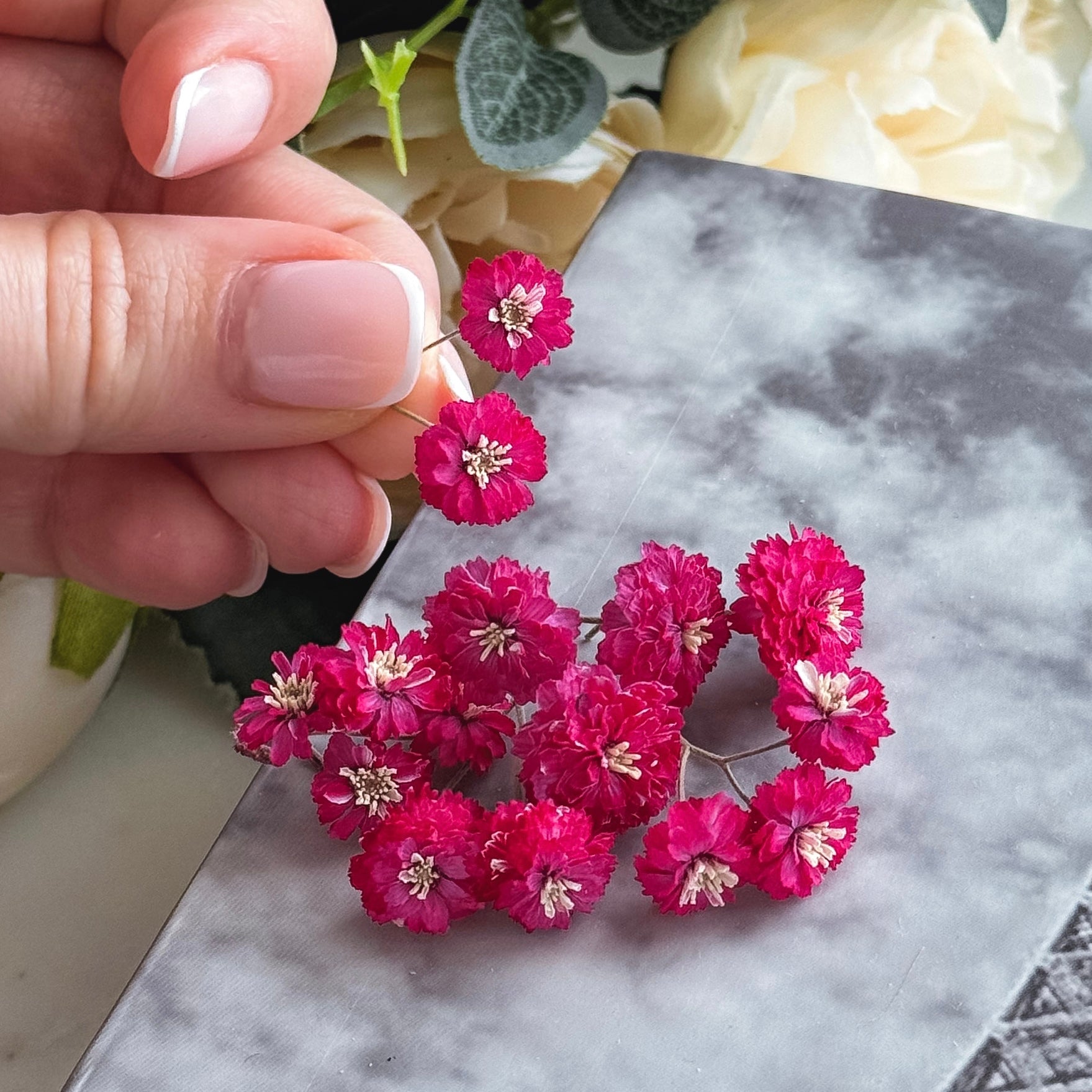 dried flowers, perfect for use in molds and resin creations