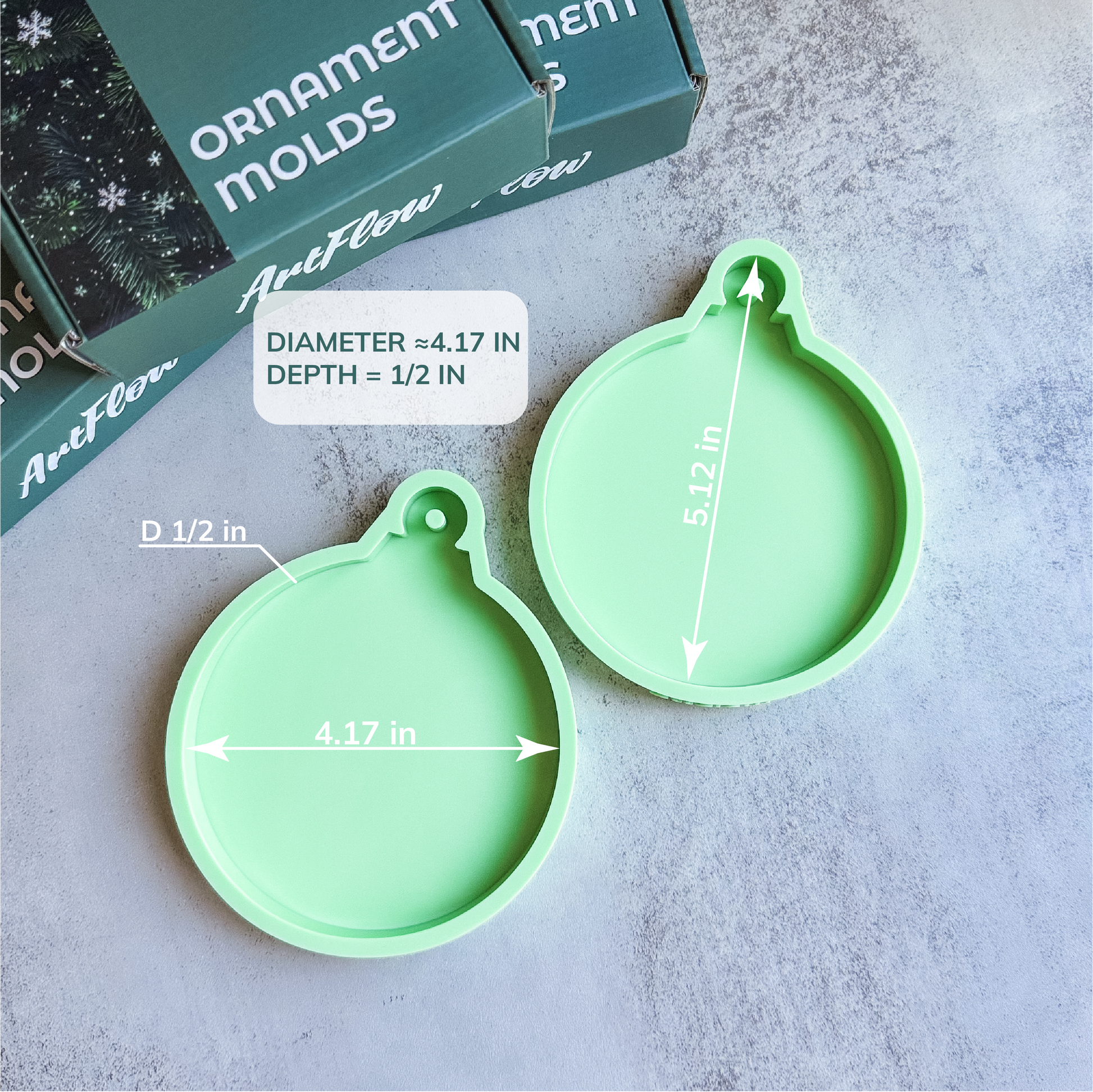 Ornament Silicone Mold For Resin
