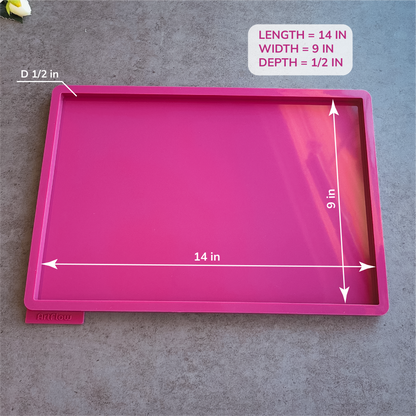 Rectangular Tray Silicone mold for resin