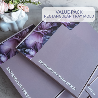 Rectangular Tray Silicone Mold For Resin